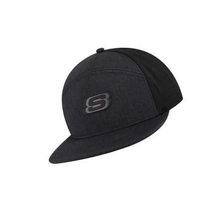 Pánské Klobouky Skechers 7-Panel Triple S Trucker Šedé Černé | CZ_I600L