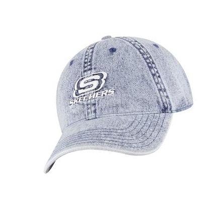 Pánské Klobouky Skechers Denim Embroidered Blankyt | CZ_I3398