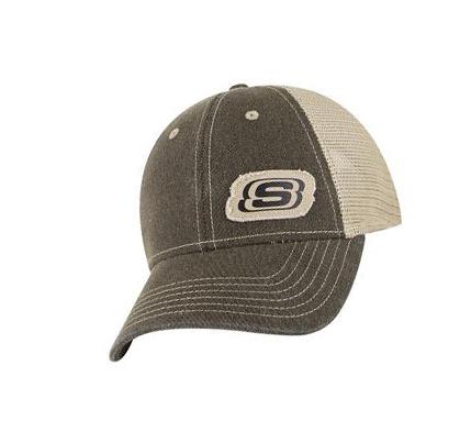Pánské Klobouky Skechers Frayed S Trucker Hnědé | CZ_I3893