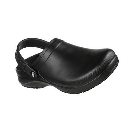 Pánské Mokasíny Skechers Pracovní Arch Fit: Riverbound SR Černé | CZ_3657D