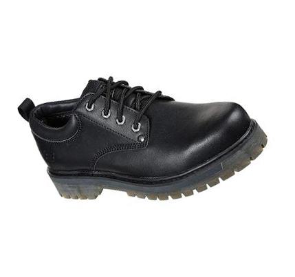 Pánské Oxfordky Skechers Alley Cats - Mesago Černé | CZ_I236L