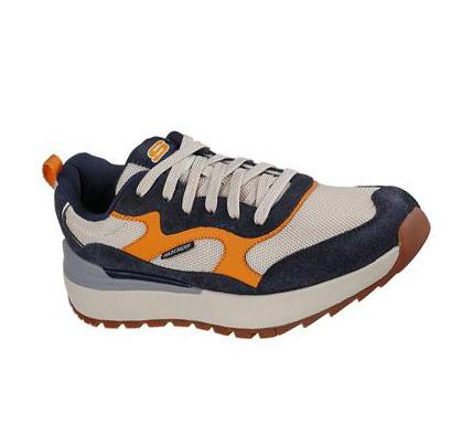 Pánské Oxfordky Skechers Heminger - Odello Tmavě Blankyt Hnědé | CZ_I4114