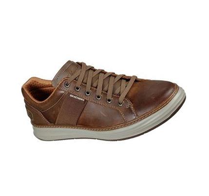 Pánské Oxfordky Skechers Moreno - Winsor Hnědé | CZ_I2618