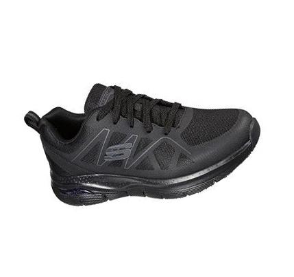 Pánské Oxfordky Skechers Pracovní: Arch Fit SR - Axtell Černé | CZ_A5618