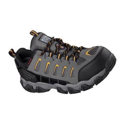 Pánské Oxfordky Skechers Pracovní: Blais ST Tmavě Šedé | CZ_32613