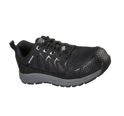 Pánské Oxfordky Skechers Pracovní: Malad Comp Špicí Černé | CZ_3186L