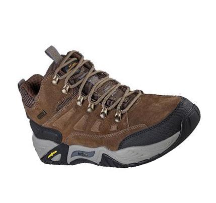 Pánské Oxfordky Skechers Relaxed Fit: Arch Fit Recon - Romar Hnědožlutý | CZ_3343B