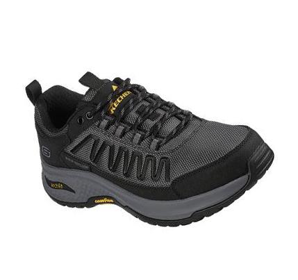 Pánské Oxfordky Skechers Relaxed Fit: Arch Fit Ripple - Rialdo Černé | CZ_I811D