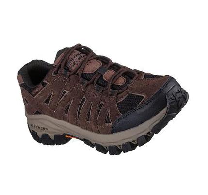 Pánské Oxfordky Skechers Relaxed Fit: Edgmont - Taggert Čokolády | CZ_I836C