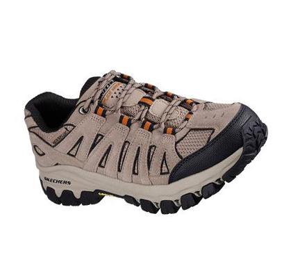 Pánské Oxfordky Skechers Relaxed Fit: Edgmont - Taggert Hnědožlutý | CZ_I861B