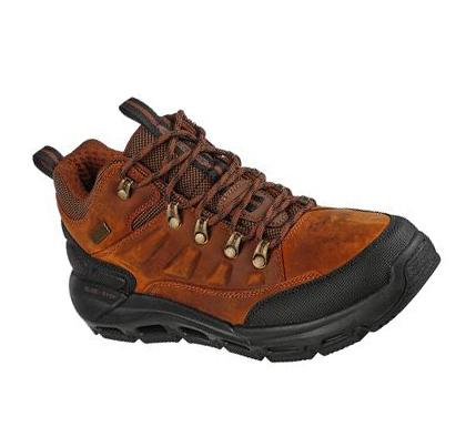 Pánské Oxfordky Skechers Relaxed Fit: Lugwin - Armadale Hnědé | CZ_3282L