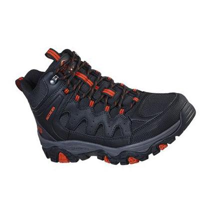 Pánské Oxfordky Skechers Relaxed Fit: Pine Trailové - Gotera Černé | CZ_3168B