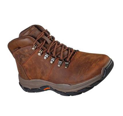 Pánské Oxfordky Skechers Relaxed Fit: Respected - Esmont Hnědé | CZ_3018K