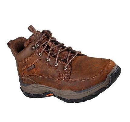 Pánské Oxfordky Skechers Relaxed Fit: Respected - Boswell Hnědé | CZ_30430