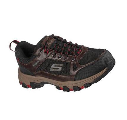 Pánské Oxfordky Skechers Relaxed Fit: Selmen - Cormack Čokolády Černé | CZ_A0614