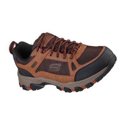 Pánské Oxfordky Skechers Relaxed Fit: Selmen - Cormack Hnědé | CZ_A086L