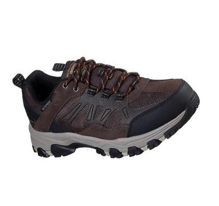 Pánské Oxfordky Skechers Relaxed Fit: Selmen - Enago Čokolády | CZ_A136W