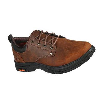 Pánské Oxfordky Skechers Relaxed Fit: Segment 2.0 - Seggler Hnědé | CZ_I011D