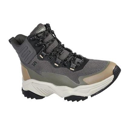 Pánské Oxfordky Skechers Smart Block - Emmick Šedé Olivy Zelené | CZ_33070