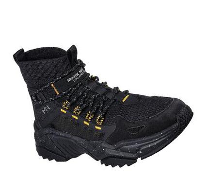 Pánské Oxfordky Skechers Smart Block - Half Dome Černé | CZ_3293D