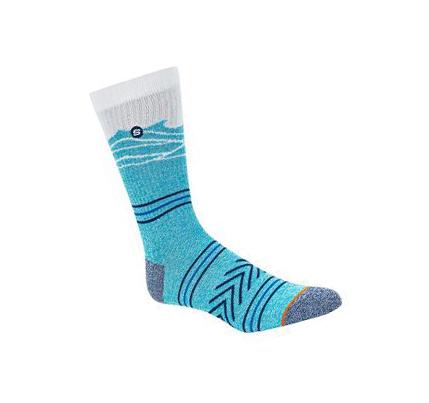 Pánské Ponožky Skechers Beach Waves Crew - 1 Pack Blankyt | CZ_I662A