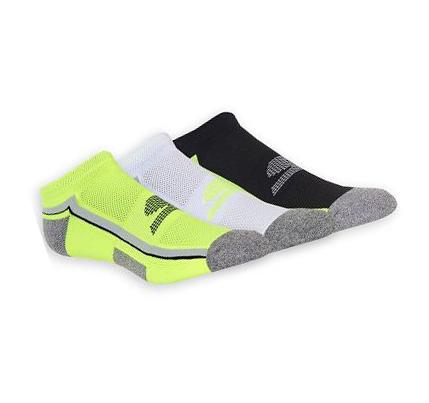 Pánské Ponožky Skechers Low Cut Atletické - 3 Pack Žluté | CZ_I8645