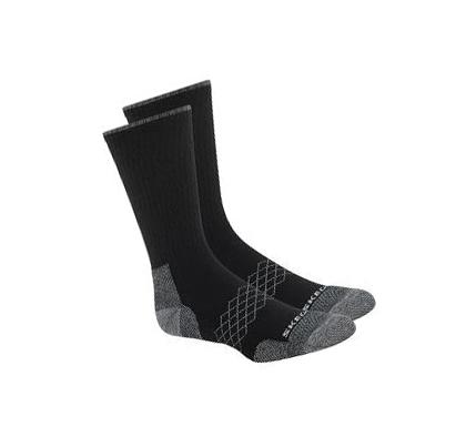 Pánské Ponožky Skechers Merino Wool Crew - 2 Pack Černé | CZ_A250L