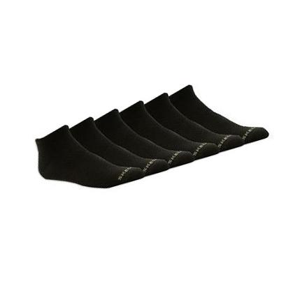 Pánské Ponožky Skechers Non Terry Low Cut - 6 Pack Černé | CZ_I912L