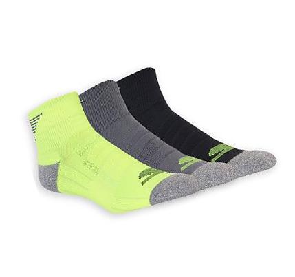 Pánské Ponožky Skechers Quarter Crew Atletické - 3 Pack Žluté | CZ_I800L