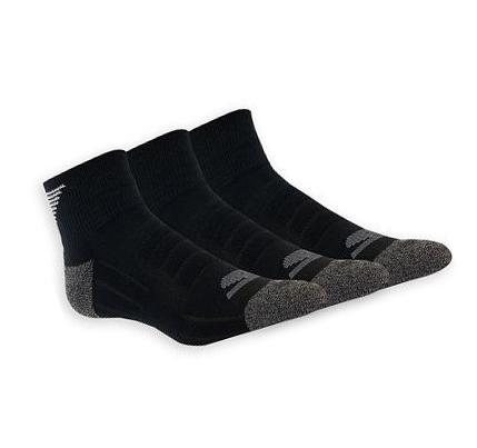 Pánské Ponožky Skechers Quarter Crew Atletické - 3 Pack Černé | CZ_I8125