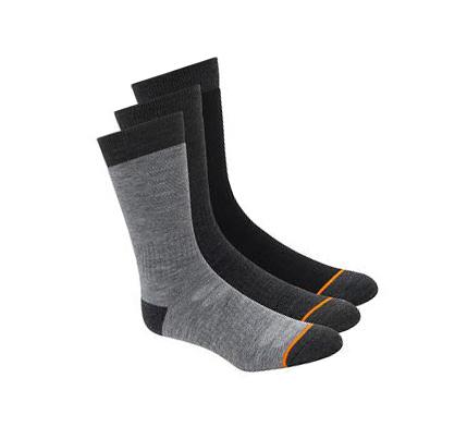 Pánské Ponožky Skechers Wool Blend Pracovní Crew - 3 Pack Šedé | CZ_A1370