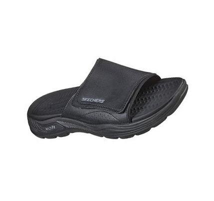 Pánské Sandály Skechers Arch Fit Motley - Revelo Černé | CZ_6133D