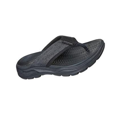 Pánské Sandály Skechers Arch Fit Motley SD - Dolano Černé | CZ_6233E