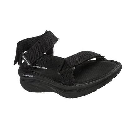 Pánské Sandály Skechers D'Lux Walker Černé | CZ_65334
