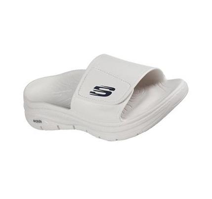 Pánské Sandály Skechers Foamies: Arch Fit - Feelin Fresh Bílé | CZ_6508L