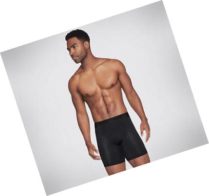 Pánské Spodní Prádlo Skechers Performance Boxerské Briefs - 2 Pack Černé | CZ_3612A