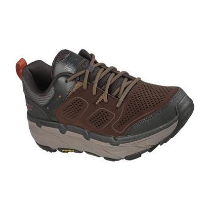 Pánské Trailové Běžecké Boty Skechers Max Cushioning Premier - Sienna Olivy Zelené Hnědé | CZ_I072L