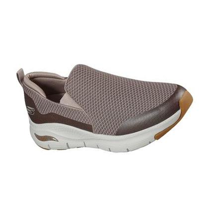 Pánské Trekové Boty Skechers Arch Fit - Banlin Hnědé | CZ_I0325