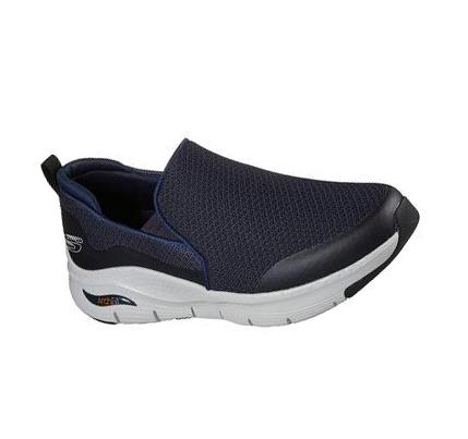 Pánské Trekové Boty Skechers Arch Fit - Banlin Tmavě Blankyt | CZ_I043P