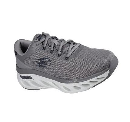 Pánské Trekové Boty Skechers Arch Fit Glide-Step - Highlighter Šedé | CZ_65120