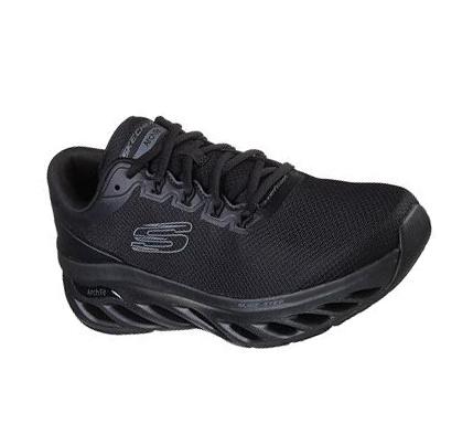 Pánské Trekové Boty Skechers Arch Fit Glide-Step - Highlighter Černé | CZ_6514L