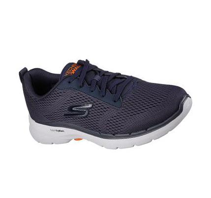 Pánské Trekové Boty Skechers GO WALK 6 - Avalo Tmavě Blankyt | CZ_5050L