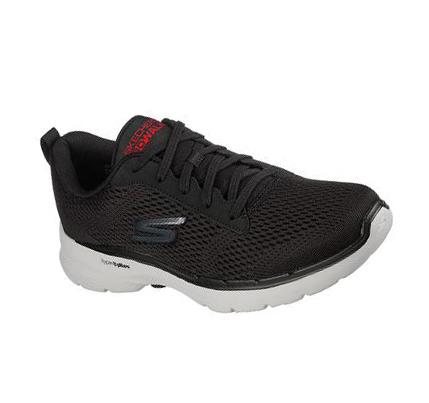 Pánské Trekové Boty Skechers GO WALK 6 - Avalo Černé | CZ_50625