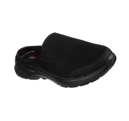 Pánské Trekové Boty Skechers GO WALK 6 - Cabrio Černé | CZ_7939X