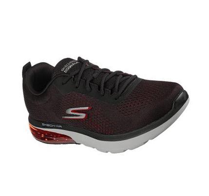 Pánské Trekové Boty Skechers GO WALK Air 2.0 - Enterprise Černé Červené | CZ_51750