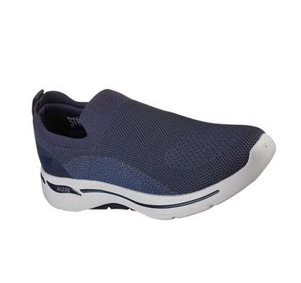 Pánské Trekové Boty Skechers GO WALK Arch Fit - Seltos Tmavě Blankyt | CZ_8050C