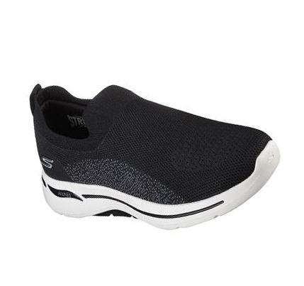Pánské Trekové Boty Skechers GO WALK Arch Fit - Seltos Černé Šedé | CZ_8062K