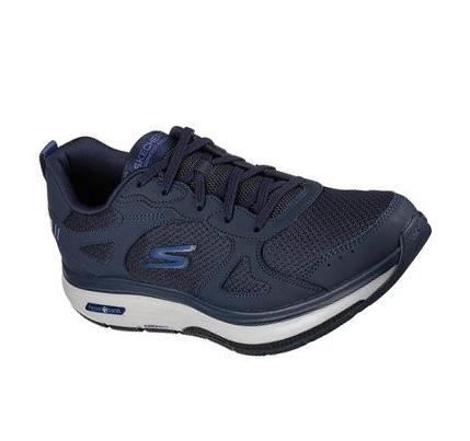 Pánské Trekové Boty Skechers GO WALK Workout Walker Tmavě Blankyt | CZ_67390