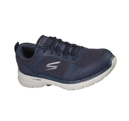 Pánské Trekové Boty Skechers GOwalk 6 - Compete Tmavě Blankyt | CZ_50750