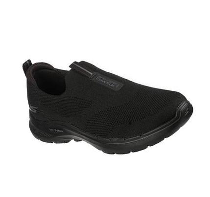 Pánské Trekové Boty Skechers GOwalk 6 Černé | CZ_8014L